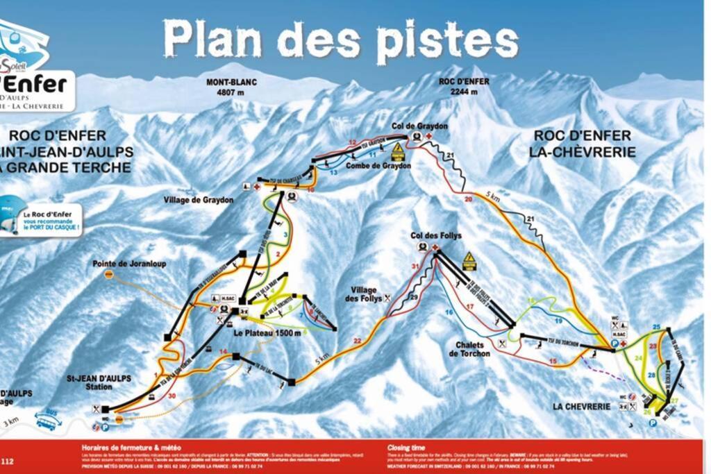 Le Relai S31 - Grand Et Lumineux Studio Avec Coin Montagne 4-6 Pers, Tout Equipe, Avec Wifi, A 30M Des Pistes Avec Un Grand Balcon, Draps Non Compris Сен-Жан-д'Ольп Экстерьер фото
